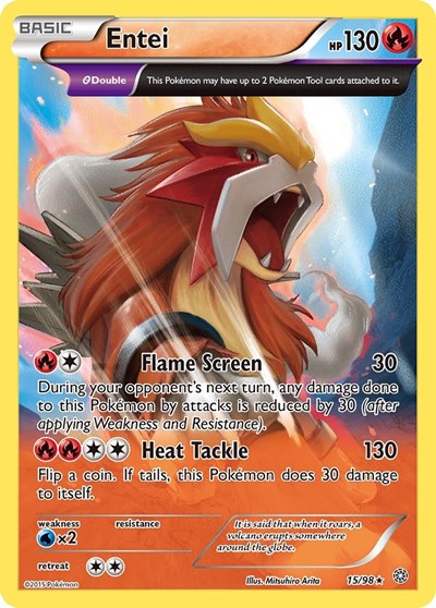 Entei - 015/098 - XY - Ancient Origins