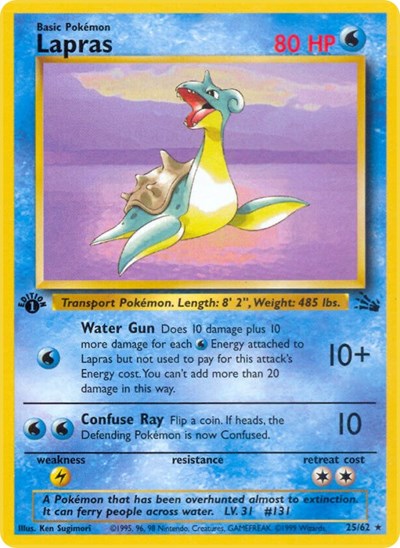 Lapras - 025/062 - Fossil
