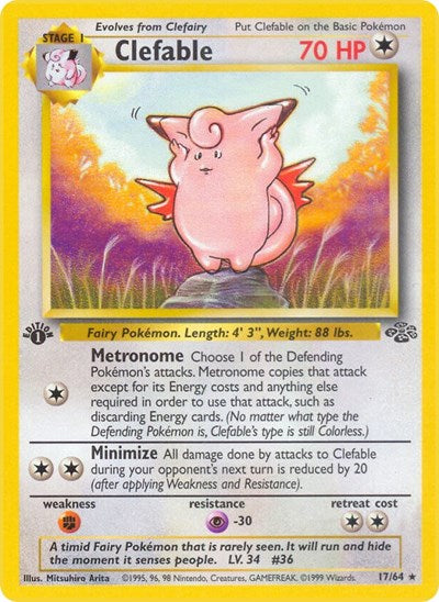 Clefable - 017/064 - Jungle