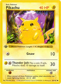 Pikachu - 058/102 - Base Set (Shadowless)