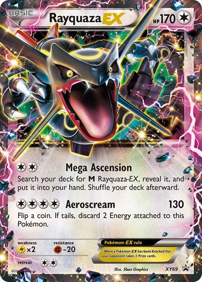 Rayquaza EX (Shiny) - XY69 - XY Promos