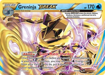 Greninja BREAK - 041/122 - XY - BREAKpoint