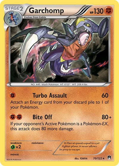 Garchomp - 070/122 - XY - BREAKpoint
