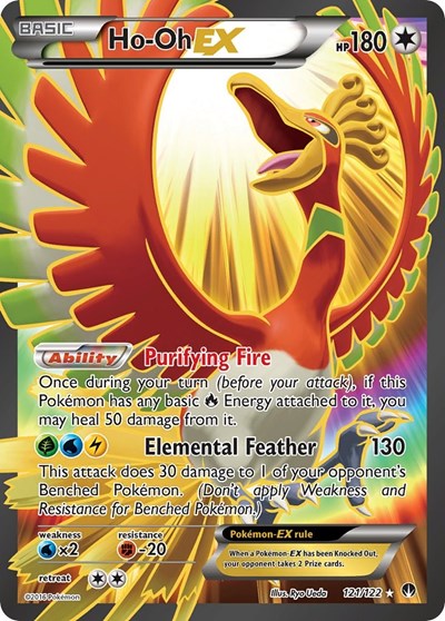 Ho-Oh EX (Full Art) - 121/122 - XY - BREAKpoint