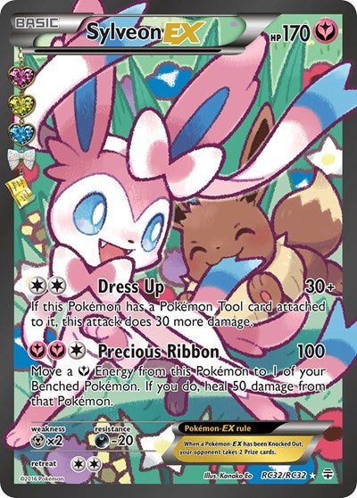 Sylveon EX (Full Art) - RC32/RC32 - Generations: Radiant Collection