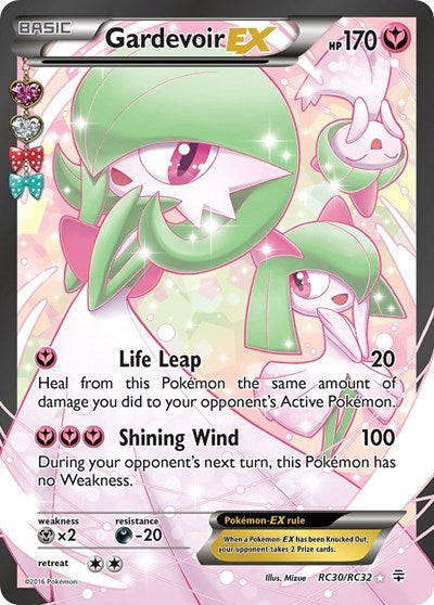 Gardevoir EX (Full Art) - RC30/RC32 - Generations: Radiant Collection