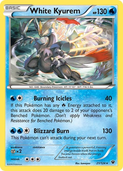 White Kyurem - 021/124 - XY - Fates Collide