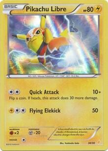Pikachu Libre (30 - Holo) - 030/030 - XY Trainer Kit: Pikachu Libre & Suicune