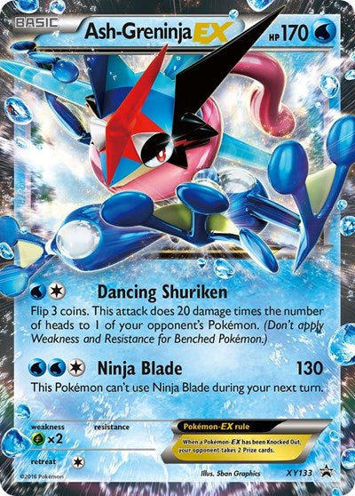 Ash-Greninja EX - XY133 - XY Promos
