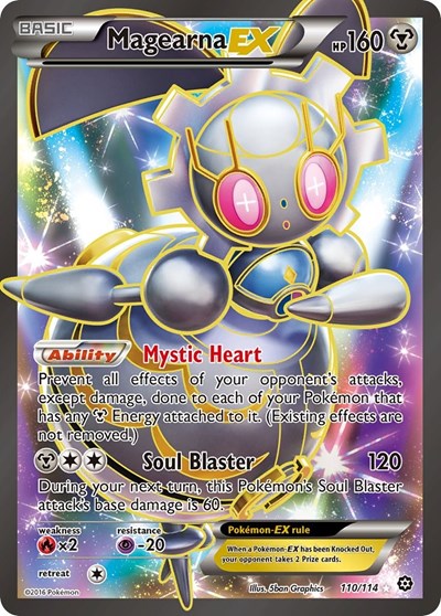 Magearna EX (Full Art) - 110/114 - XY - Steam Siege