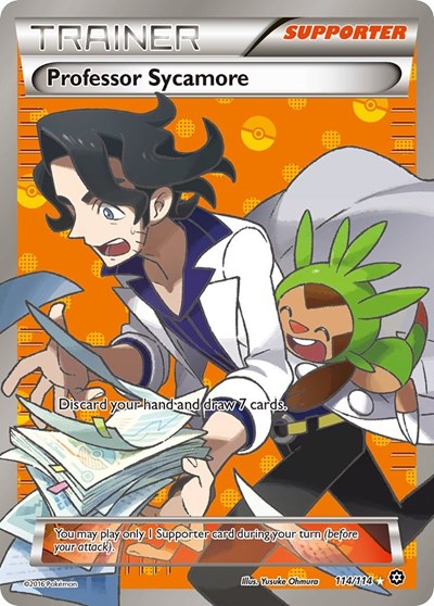 Professor Sycamore - 114/114 - XY - Steam Siege
