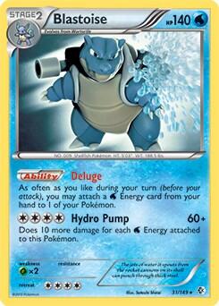 Blastoise (Non-Holo) - 031/149 - Deck Exclusives