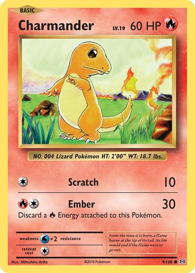 Charmander - 009/108 - XY - Evolutions