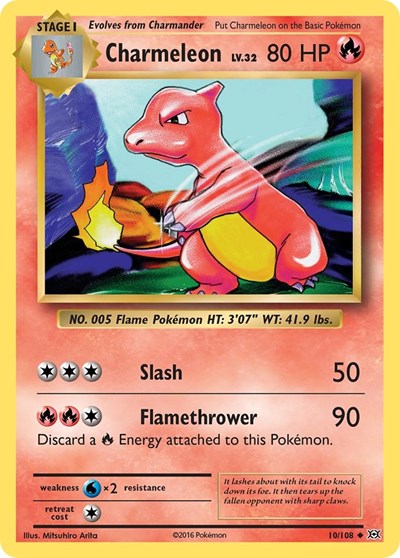 Charmeleon - 010/108 - XY - Evolutions