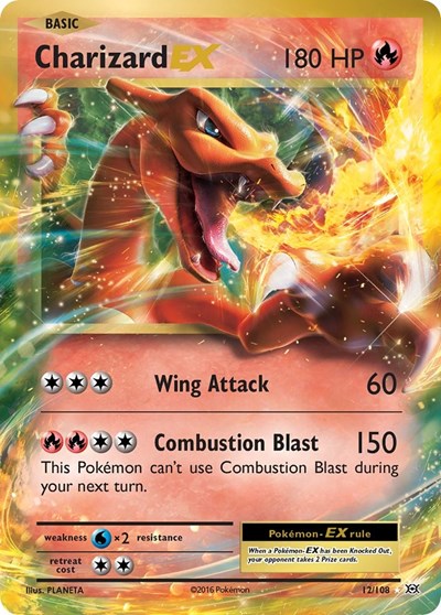 Charizard EX - 012/108 - XY - Evolutions