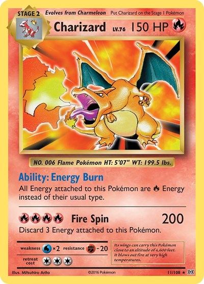 Charizard - 011/108 - XY - Evolutions