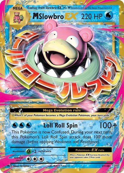 M Slowbro EX - 027/108 - XY - Evolutions