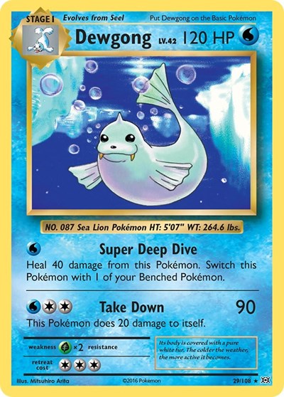 Dewgong - 029/108 - XY - Evolutions