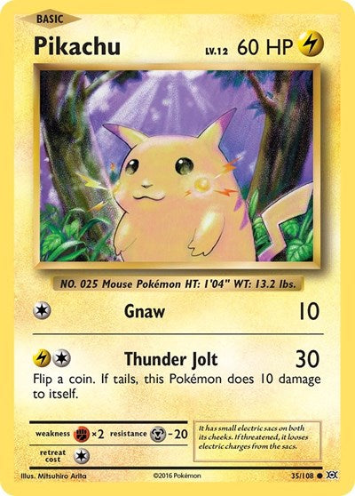 Pikachu - 035/108 - XY - Evolutions