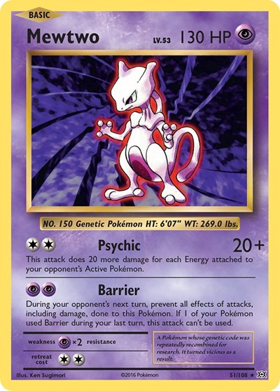 Mewtwo - 051/108 - XY - Evolutions
