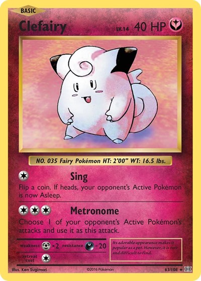 Clefairy - 063/108 - XY - Evolutions