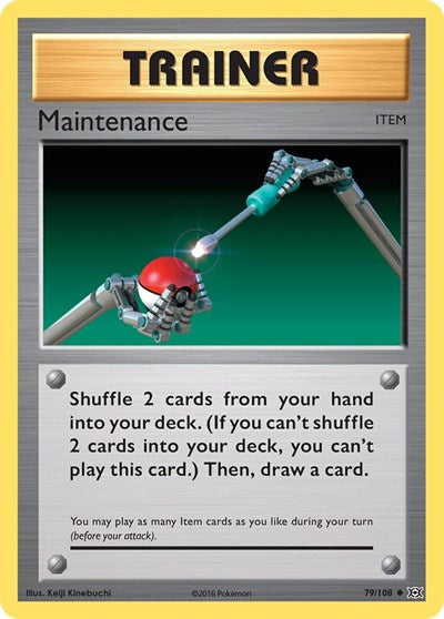 Maintenance - 079/108 - XY - Evolutions