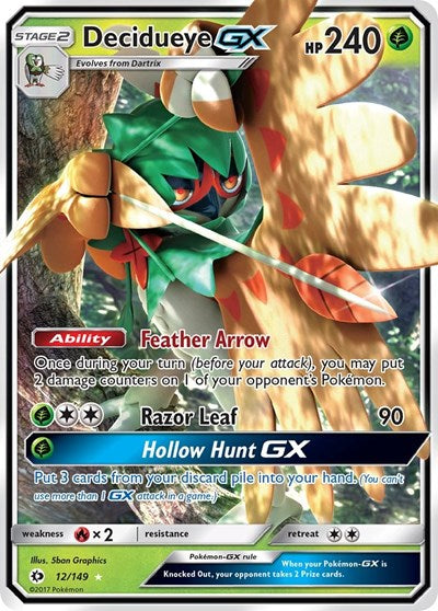 Decidueye GX - 012/149 - SM Base Set