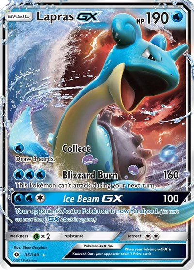 Lapras GX - 035/149 - SM Base Set