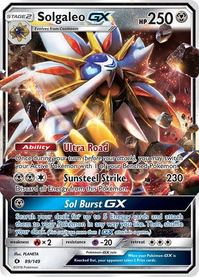 Solgaleo GX - 089/149 - SM Base Set