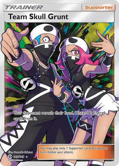 Team Skull Grunt (Full Art) - 149/149 - SM Base Set
