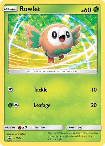 Rowlet - SM22 - SM Promos