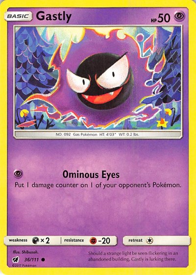 Gastly - 036/111 - SM - Crimson Invasion
