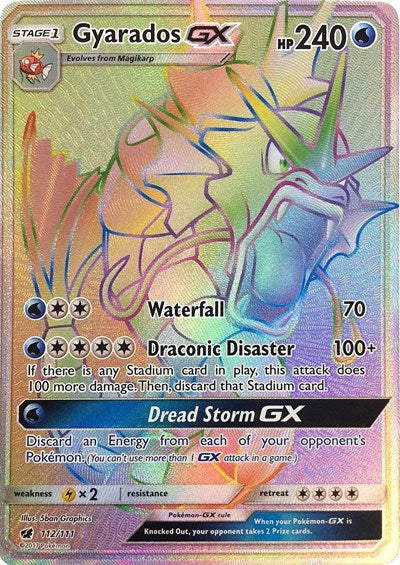 Gyarados GX (Secret) - 112/111 - SM - Crimson Invasion