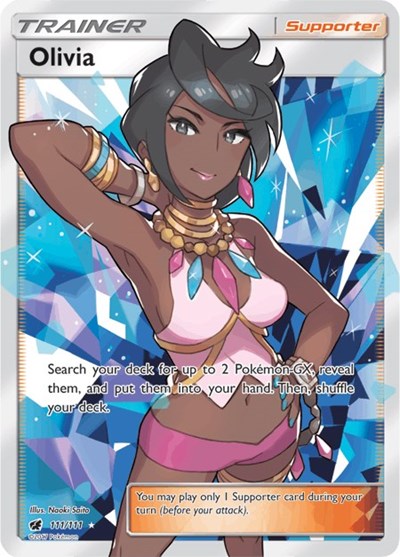 Olivia (Full Art) - 111/111 - SM - Crimson Invasion