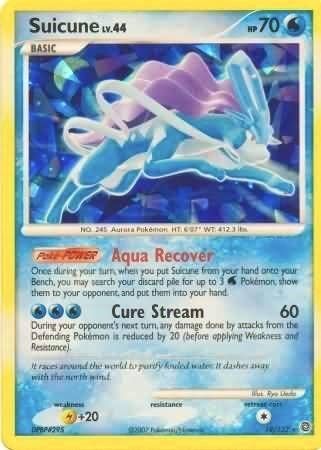 Suicune (Cracked Ice Holo) - 019/132 - Miscellaneous Cards & Products