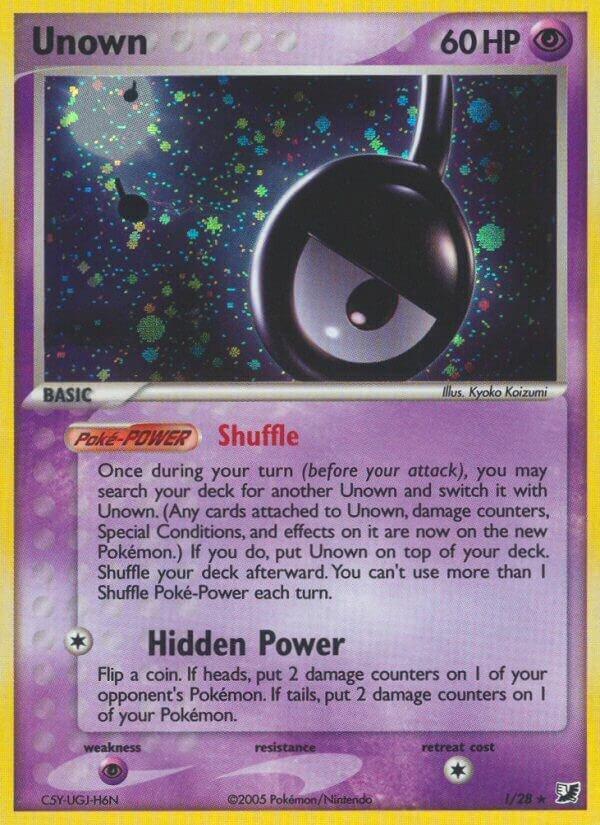 Unown (!) - 00!/028 - EX Unseen Forces