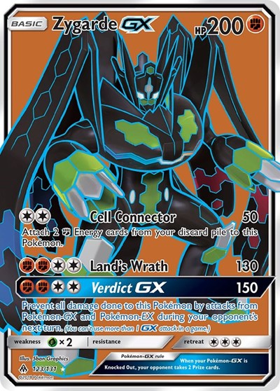 Zygarde GX (Full Art) - 123/131 - SM - Forbidden Light