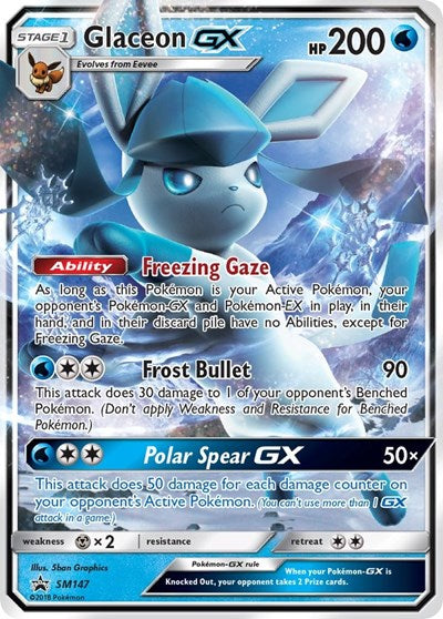 Glaceon GX - SM147 - SM Promos