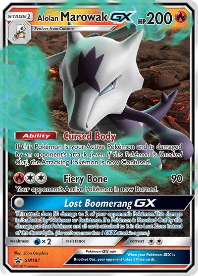 Alolan Marowak GX - SM187 - SM Promos