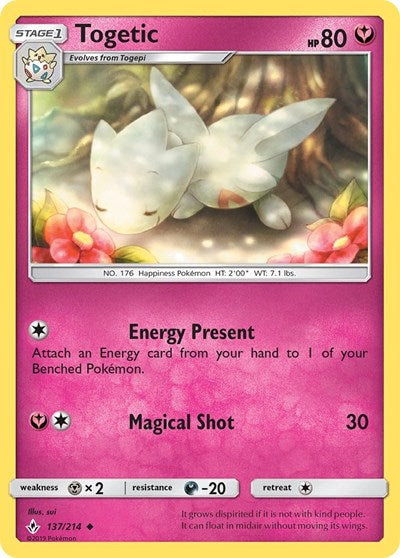 Togetic - 137/214 - SM - Unbroken Bonds