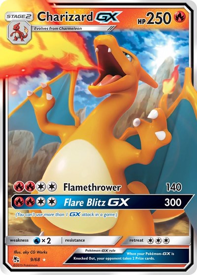 Charizard GX - 9/68 - Hidden Fates