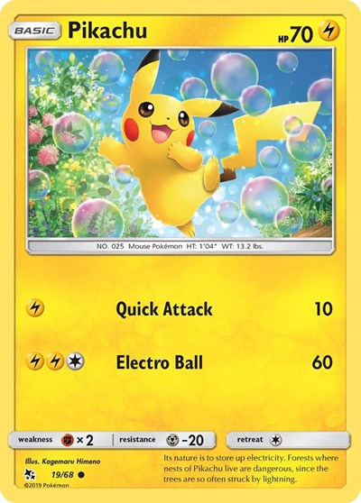 Pikachu - 019/068 - Hidden Fates