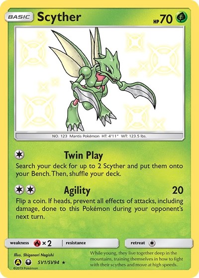 Scyther - SV1/SV94 - Hidden Fates: Shiny Vault