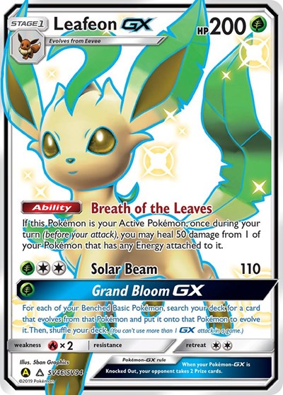 Leafeon GX - SV46/SV94 - Hidden Fates: Shiny Vault