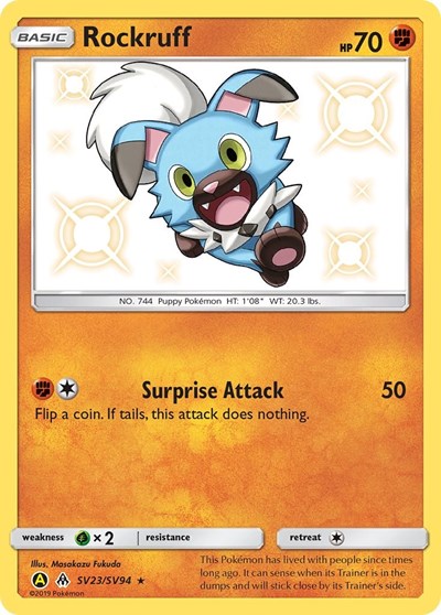 Rockruff - SV23/SV94 - Hidden Fates: Shiny Vault