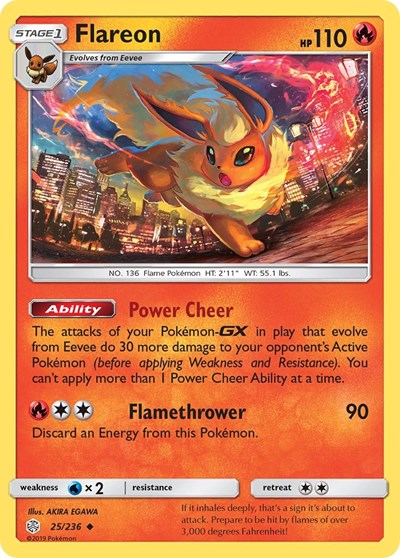 Flareon - 025/236 - SM - Cosmic Eclipse