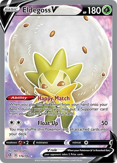 Eldegoss V (Full Art) - 176/192 - SWSH02: Rebel Clash