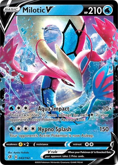 Milotic V - 043/192 - SWSH02: Rebel Clash