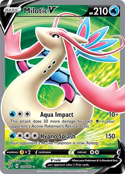 Milotic V (Full Art) - 179/192 - SWSH02: Rebel Clash