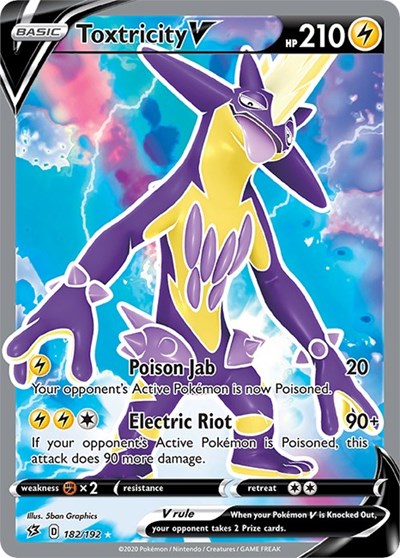 Toxtricity V (Full Art) - 182/192 - SWSH02: Rebel Clash